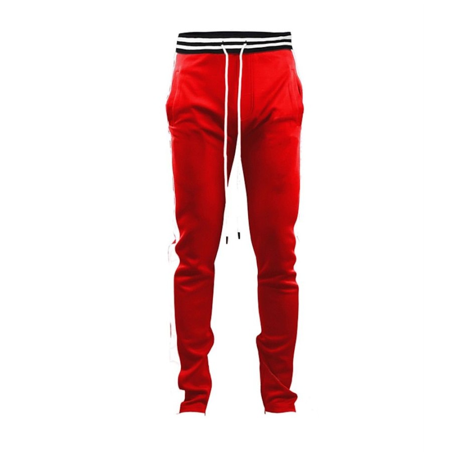 Bas Pour Hommes LITB | Homme Joggings Pantalon Jogger Pantalon Cordon Taille Elastique Manchette Elastique Bloc De Couleur Confort Respirable Casual Du Quotidien Vacances Sportif Mode