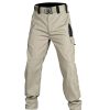 Bas Pour Hommes LITB | Homme Pantalon Cargo Pantalon Cargo Pantalon Tactique Bouton Multi Poche Plein Vestimentaire Casual Du Quotidien Vacances Sportif Mode