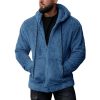 Sweats A Capuche Et Sweat-Shirts LITB | Homme Sweat A Capuche Sweat A Capuche Zippe Veste Capuche Sherpa Flou Capuche Plein Poche Sport & Loisir Du Quotidien Vacances Vetement De Rue Frais Decontractees Automne