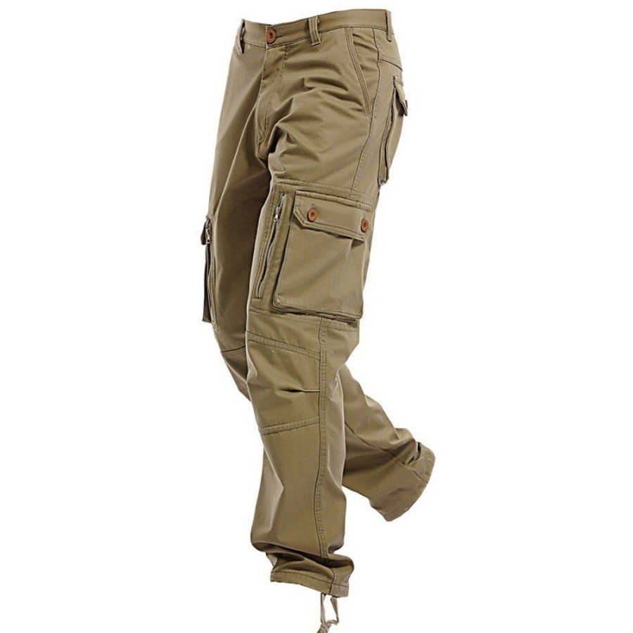 Bas Pour Hommes LITB | Homme Pantalon Cargo Pantalon Cargo Pantalon En Molleton Poche Camouflage Confort Respirable Exterieur Du Quotidien Sortie Mode Decontractees