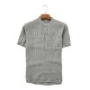 Boutique De Linge LITB | Homme Chemise Chemise Lin Chemise Decontractee Chemisette Chemise D Ete Manche Courte Raye Mao Ete Casual Du Quotidien Vetement Tenue Bouton