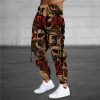 Bas Pour Hommes LITB | Homme Joggings Pantalon Jogger Pantalon Cordon Taille Elastique Impression 3D Cranes Rose Imprimes Photos Confort Sport Exterieur Casual Du Quotidien Melange De Coton Vetement De Rue Design